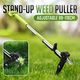 4-Claw Stand Up Weed Puller Weeder Telescopic Handle Standing Plant Root Remover Extractor Tool for Garden Lawn