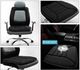 Car Seat Cushion with 1.2inch Comfort Memory Foam, Seat Cushion for Car and Office Chair (Black)