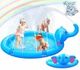 3 in 1 Splash Pad Inflatable Sprinkler Pool, Kids Pool Baby Pool Toddler Pool Inflatable Water Toys Outdoor Swimming Pool for Babies and Toddlers