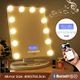 Maxkon Lighted Makeup Vanity Mirror 12 LED Lights Hollywood Style Bluetooth