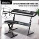 Melodic Keyboard Stand Stool Set Folding Piano Seat Adjustable Chair