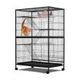 Anti-rust durable 4 Level pet cat bird Cage w/ tray hammocks Bottom Lock