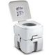 portable 20L camp toilet leak prevent porta potty up to 50 flushes powerful