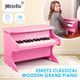 Melodic 25 Keys Mini Electric Keyboard Piano Toy for Children Hand-Eye Coordination Pink