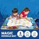 Kids Magic Water Doodle Mat Drawing Paint Mat with Pen for Toddlers Educational Toys 118*88CM