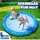 AFP Pet Dog Sprinkler Splash Pad Mat Kids Outdoor Water Play Spray Pool Toy 130cm