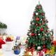34pcs Christmas Tree Ornaments Set Shatterproof Holiday Ornaments Balls Color Red+Silver