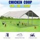 6X3X1.95M Walk In Chicken Coop Cage Dog Enclosure Kennel Pet Run House,Uv Block Roof Security Gate