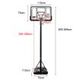 Anti Rust 2.46-3.06M Height Adjustable Basketball Hoop System W/Spring-Loaded Rim For Slam Dunk