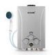 Portable Outdoor Gas Lpg Instant Shower Hot Water Heater W/Constant Water Flow Up To 550L/H-Silver
