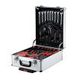 Wheeled 960 Pcs Tool Kit Trolley Case W/4 Storage Trays 1 Toobox Meets All Repair Needs-Silver