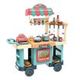 Kids Creativity Develop Toy-60 Pcs Kitchen Pretend Play Set W/Pan,Mug,Oven,Saucer,Condiment,Etc.