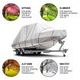 19-21Ft High Quality Weather/Uv Resistant Jumbo Boat Cover Canopy For Hardtop Or T-Top Boats