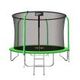 10Ft 64-Spring Great Bouncy Trampoline W/Strong Steel Frame, Safety 1.8M Enclosure, Max 150Kg
