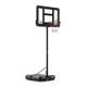 1.6-3.05M Portable Basketball Hoop Stand W/ Ring Backboard Stable Base For Junior Adult
