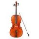 High-Lustre Varnish Full Size 4/4 Cello W/ Carrying Case For Beginners & Student Cellists