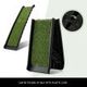 Foldable Light Weight Pet Car Ramp Dog Step W/Soft Grass Surface Max Load 68Kg