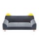 4 Legs Raised Dog Bed Elevated Pet Sofa Couch W/ Cosy Flannelette Cover, Max 50Kg