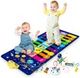 Piano Mat, Music Dance Playmat Keyboard Mat with 8 Instruments and 20 Keys, Educational Toys Gifts for Boys Girls 1 2 3 4 5 Years Old