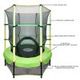 55" 36-Spring Mini Jumping Trampoline W/Safety 1.25M Enclosure, Max 45Kg