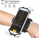 Wristband Phone Holder,HCcolo 360 Rotatable Universal Sports Wristband for iPhone X/8 Plus/8/7/6s,Galaxy S9 Plus/S9/S8 & Other 4-6.5 inch Smartphone (Wrist)