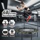 Genki Foldable Trampoline Mini Fitness Indoor Exercise Workout Rebounder for Adults Kids Camouflage 48 Inch