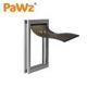 PaWz Aluminium Pet Access Door Dog Cat Dual Flexi Flap For Wooden Wall Large