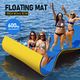 Water Floating Mat Foam Pad Lounge for Boat Pool Lake 550x183x3.5CM Blue Black Yellow