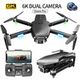 6K HD pro Drone 1080p Camera with 84 Wide camera Helicopter Brushless Foldable 5G Dual batteries 2200mA