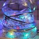 Christmas Fairy String Lights 50 LED 5M Copper Wire Ribbon Bows Lights For Battery Power Christmas Tree Decorations