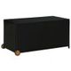 Garden Storage Box Black 120x65x61 cm Poly Rattan