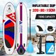 Stand Up Paddle Board Inflatable SUP Surfboard Paddleboarding with Paddle Backpack Leash Pump