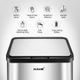 60L Kitchen Touchless Sensor Bin Stailess Steel Easy To Clean Good Sealing No Odor Long Last Battery