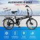 250W Electric Bike 10 Sec Foldable Ebike W/Powerful 9Ah Battery Up To 40Km Range Per Charge 7 Speed