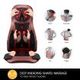 16 Nodes Neck Back Air & Shiatsu Massage Cushion Car Seat Massager-Red