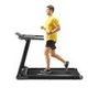 1.85Hp 420Mm Belt Foldable Treadmill Home Gym Running Machine 1-12Km/H Speed Range