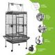173Cm Wheeled  Large Bird Cage W/2 Perch,4 Feeder,Pull Out Tray Easily Clean For Parrots,Budgies