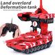 RC Transforming Tank Autobots Toy Transformation for Kids Boys and Girls Gift Col. Red