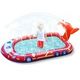 Fire Truck Sprinkler Pool Non-Slip Water Play Mat, Summer Fun Outdoor Water Play