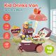 48 PCS Drink Toy Cart Trolley Educational Pretend Play Toy Set Ice Lolly Candy with Lighting Music