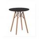 Oliver Black 80 cm Round Dining Table