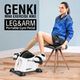 Genki Mini Exercise Bike Portable Pedal Exerciser Adjustable Home Gym Fitness Trainer