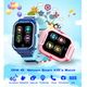 Smart Kids Watch 4G Remote Monitoring SOS GPS LBS WIFI Positioning Video Call Camera Alarm Phone Watch Color Blue
