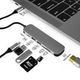 USB C Hub Docking Station Aluminum Alloy Type C USB3.0 4K HDMI Compatible SD PD TF Macbook Pro HP DELL