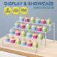 4 Tier Cupcake Stand Cake Display Holder Acrylic Bakery Dessert Pastry Rack Wedding Party 5mm Thick