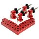 2pcs Right Angle Position Square 90 Degree Fixing Clamps, Aluminum Alloy Woodworking Tool for Boxes, Drawers