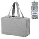 Toiletry Bag Travel Bag Organizer,4 Sections Water-resistant Cosmetic Bag Makeup Bag with Hanging Hook Grey