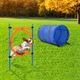 Pawise Dog Agility Tunnel Equipment Set Pet Obstacle Training Course Tunnel Pole