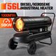 Industrial Fan Heater Kerosene Diesel Hot Air Blower for Workshop Warehouse Shed 58kw