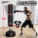 Genki 175CM Boxing Bag Free Standing Punching Heavy Kicking Fitness Stand with Two Gloves